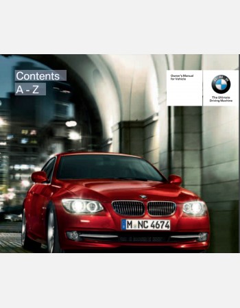 bmw m3 2012 owners manual